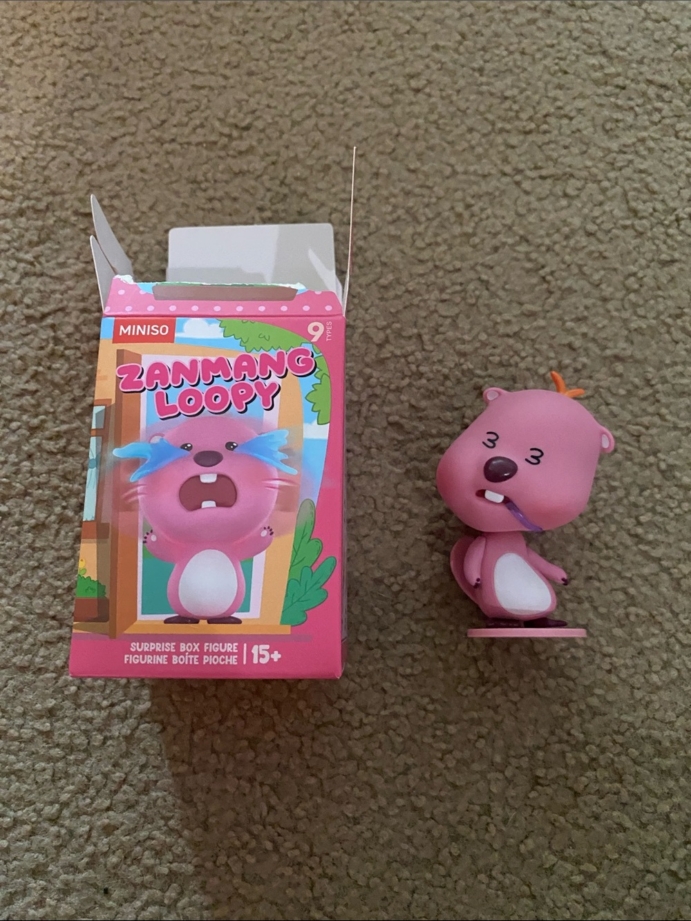 Zanmang Loopy Pink Surprise Box Figure - Bobble head